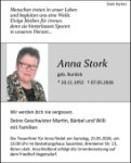 eine Anzeige