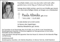 eine Anzeige